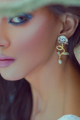 Shaista Jewelry - Lapis Love Earrings